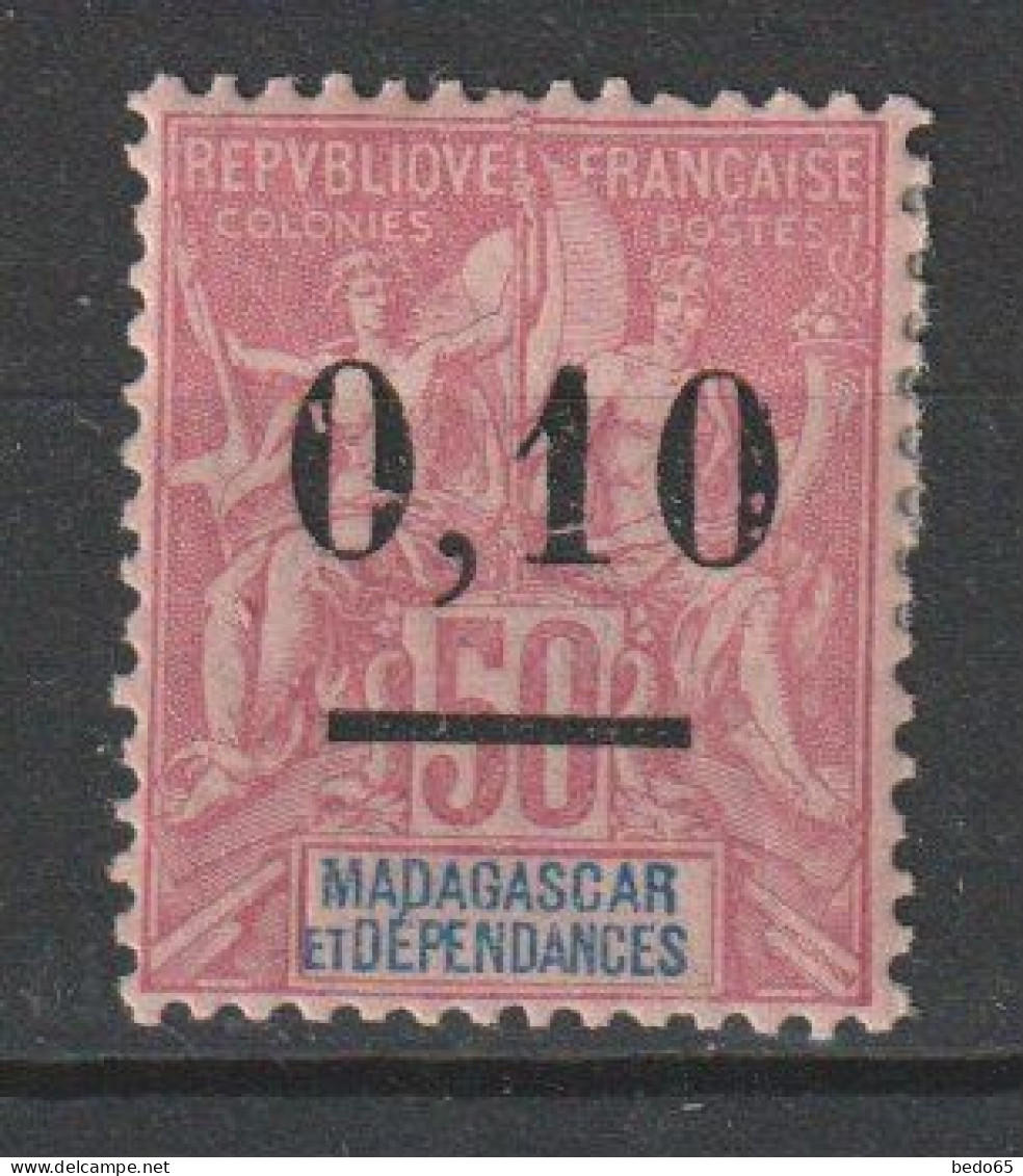 MADAGASCAR  TYPE GROUPE SURCHARGE N° 53   NEUF* TTB - Unused Stamps