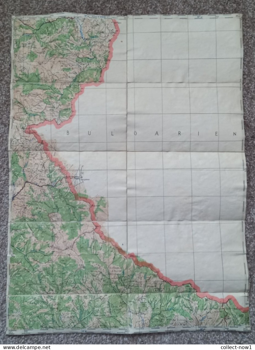 Topographical Maps - Macedonia - Kriva Palanka - JNA YUGOSLAVIA ARMY MAP MILITARY CHART PLAN - Cartes Topographiques