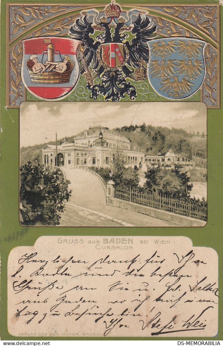 Baden - Cursalon 1903 - Baden Bei Wien