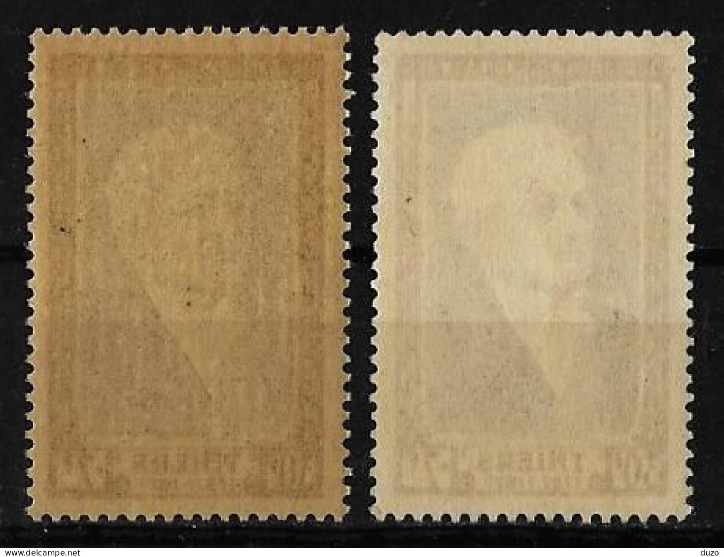 France 1952 - Variété Papier Carton Thiers  Y&T N° 935 ** Neuf Luxe ( Voir Descriptif ) - Ongebruikt