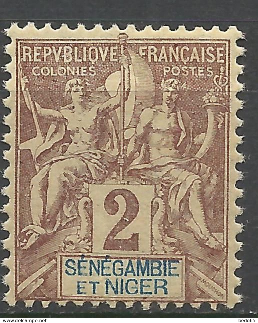 SENEGAMBIE ET NIGER N° 2 NEUF** LUXE SANS CHARNIERE  / Hingeless / MNH - Neufs