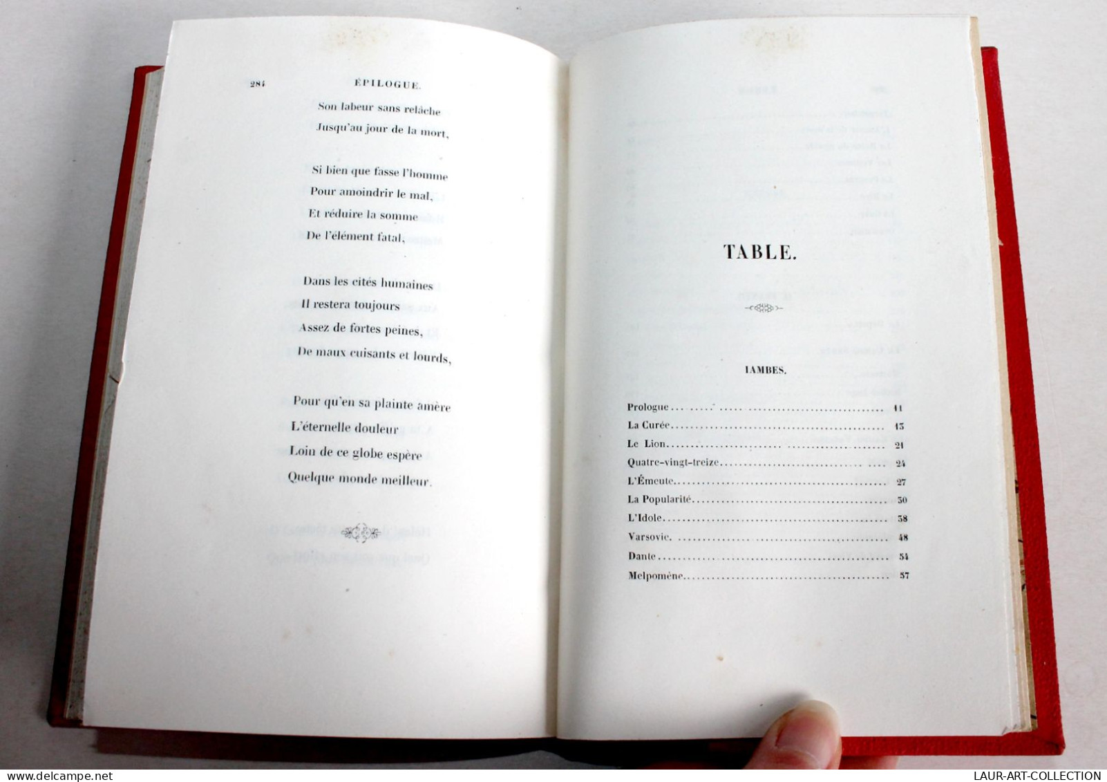 LAMBES ET POEMES Par AUGUSTE BARBIER, 4e EDITION 1841 MASGANA, POESIE / ANCIEN LIVRE XIXe SIECLE (1803.50) - Französische Autoren