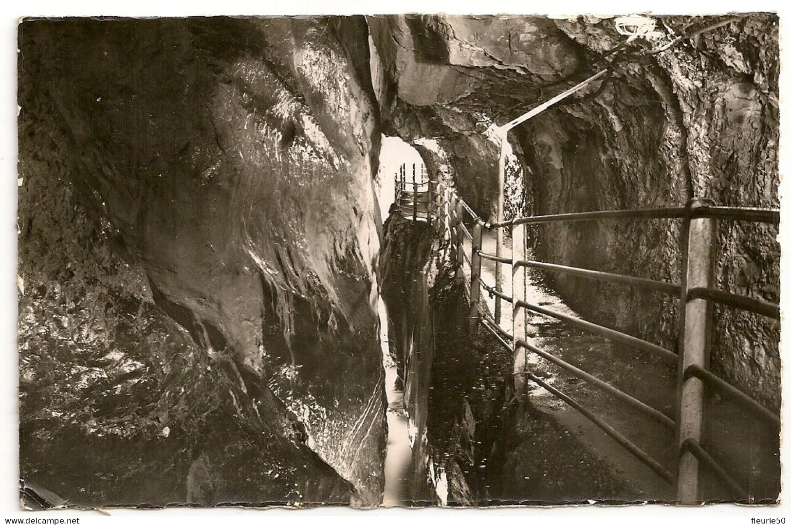 CH - LAUTERBRUNNEN, Trümmelbachschlucht. 1953. - Lauterbrunnen