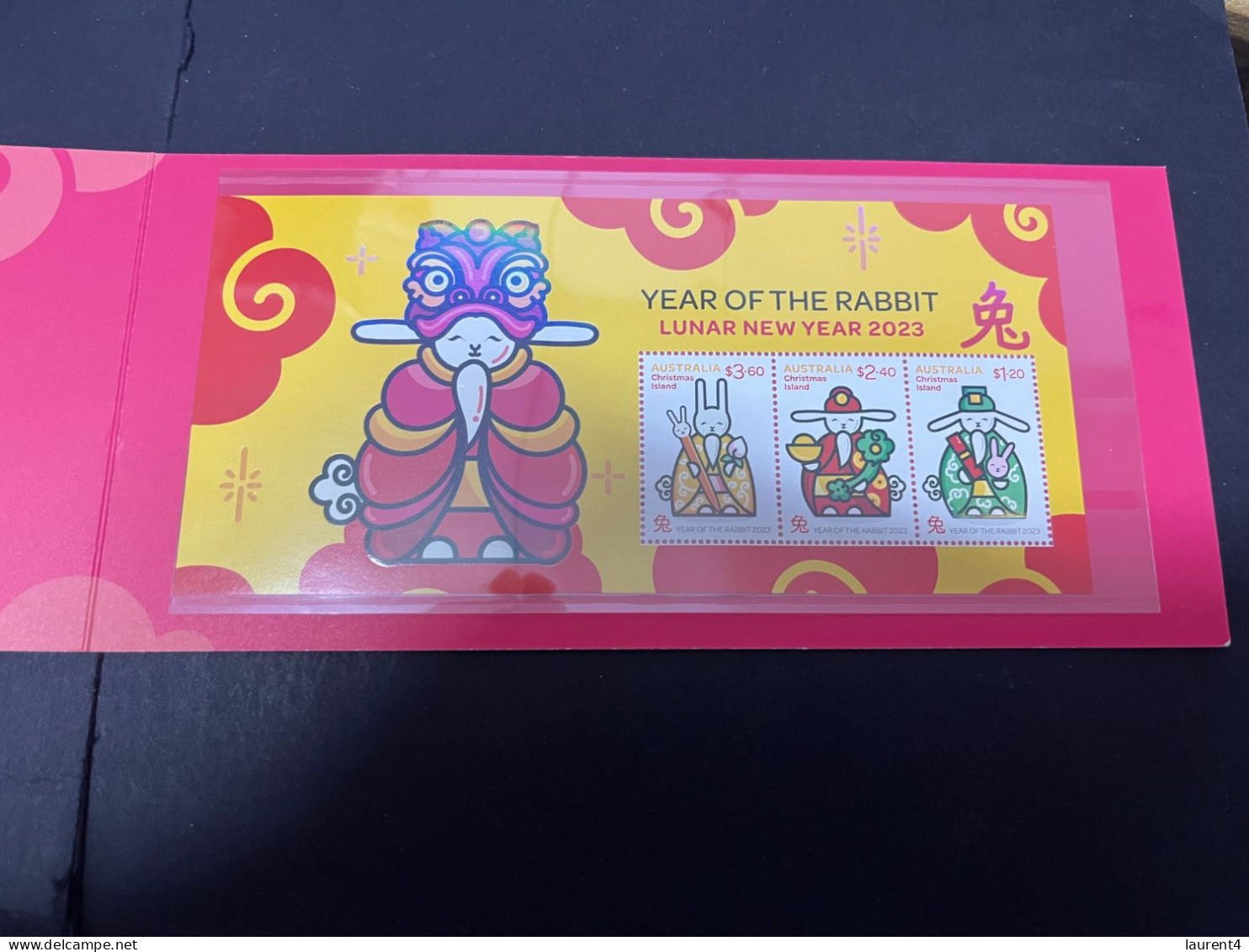 27-3-2024 (4 Y 12) Australia Post Presentation Pack - Happy Chinese New Year (Rabbit 2023) M/s - Presentation Packs