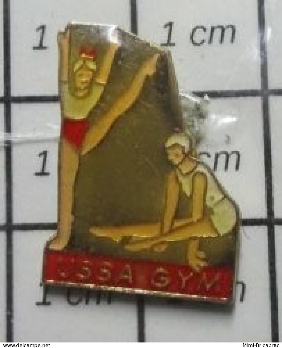 1718B Pin's Pins / Beau Et Rare / SPORTS / USSA GYMNASTIQUE FEMININE - Gymnastics
