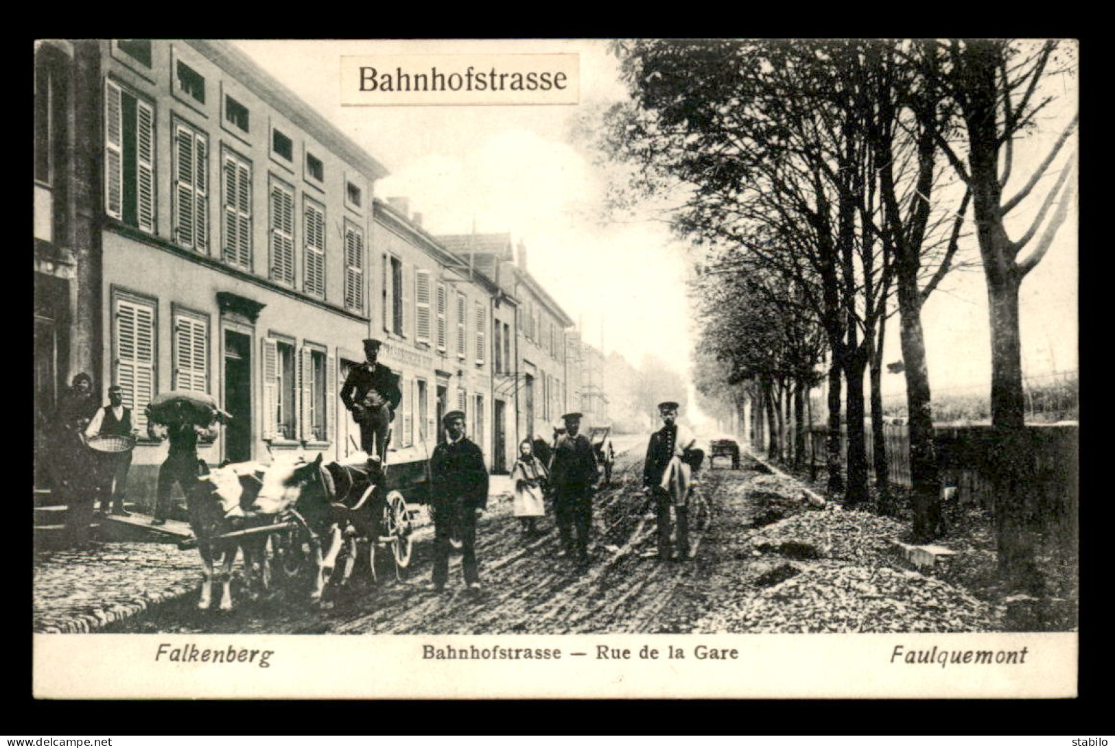 57 - FAULQUEMONT - FALKENBERG - RUE DE LA GARE - Faulquemont