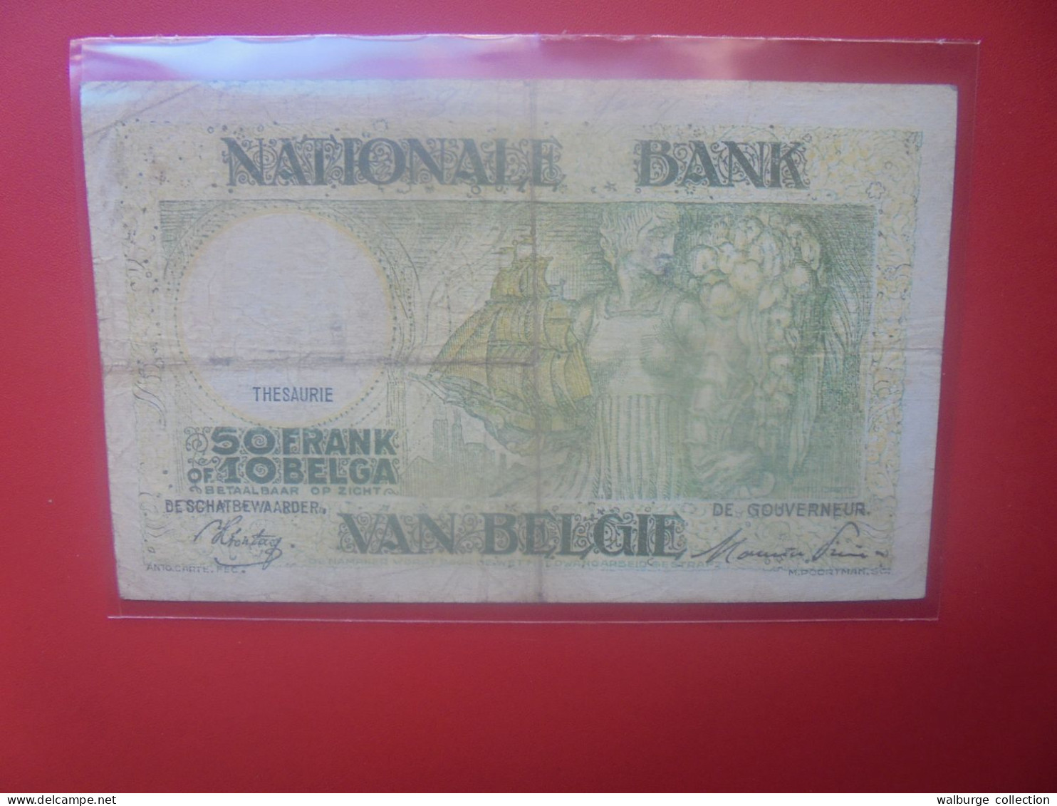 BELGIQUE 50 Francs 1945 Circuler COTES:7,5-15-37,5 EURO (B.33) - 50 Francs-10 Belgas