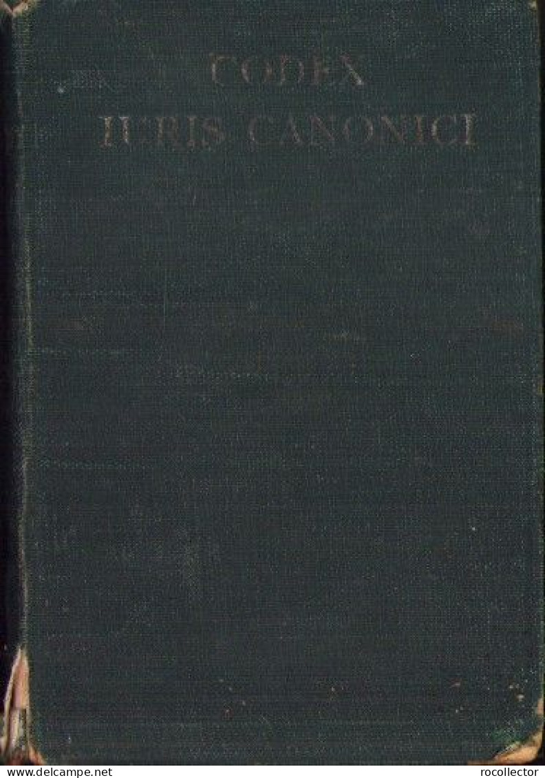 Codex Iuris Canonici Pii X Pontificis Maximi Iussu Digestus Benedicti Papae XV Auctoritate Promulgatus, 1933 C4291N - Old Books