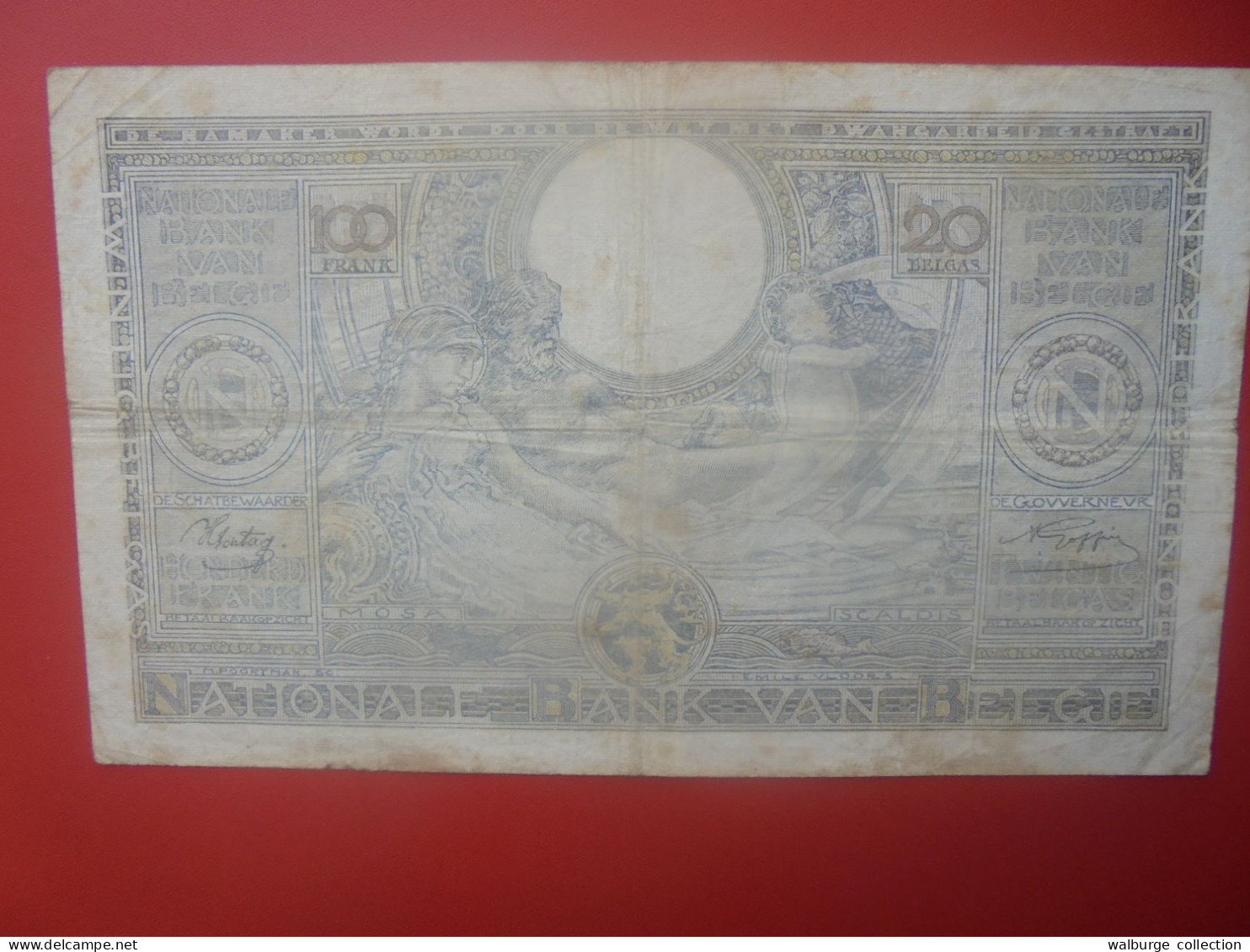 BELGIQUE 100 Francs 1942 Circuler COTES:5-10-25 EURO (B.33) - 100 Francs & 100 Francs-20 Belgas