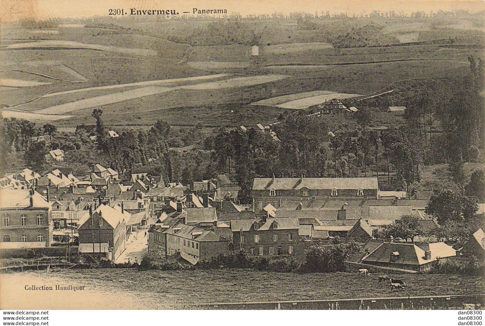 76 ENVERMEU PANORAMA CARTE N° 2301 - Envermeu