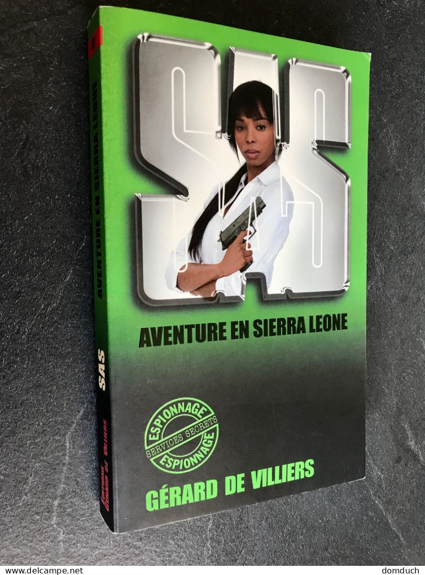 S.A.S. N° 89    AVENTURE EN SIERRA LEONE    GERARD DE VILLIERS - SAS
