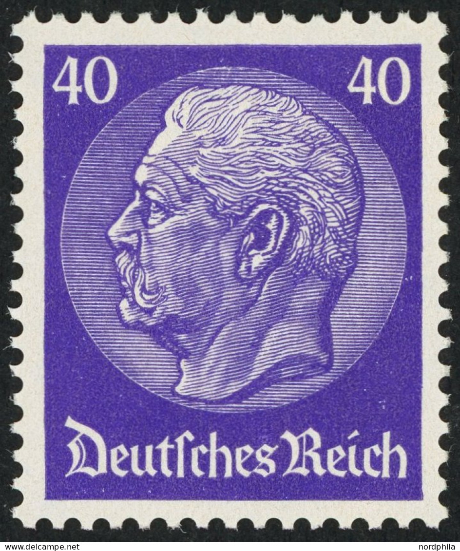 Dt. Reich 472 **, 1932, 40 Pf. Hindenburg, Postfrisch, Pracht, Mi. 100.- - Sonstige & Ohne Zuordnung