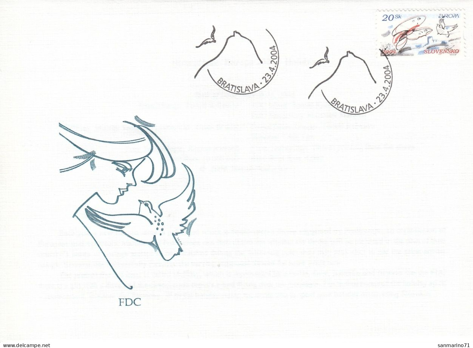 FDC SLOVAKIA 483 - FDC