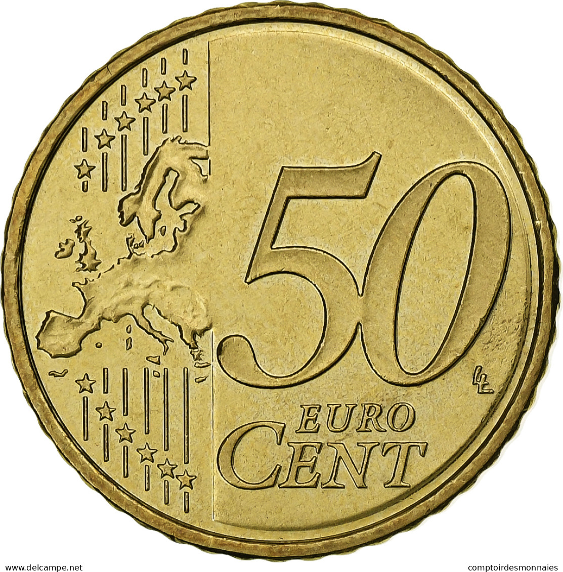 Chypre, 50 Euro Cent, 2009, SUP, Laiton, KM:83 - Chipre