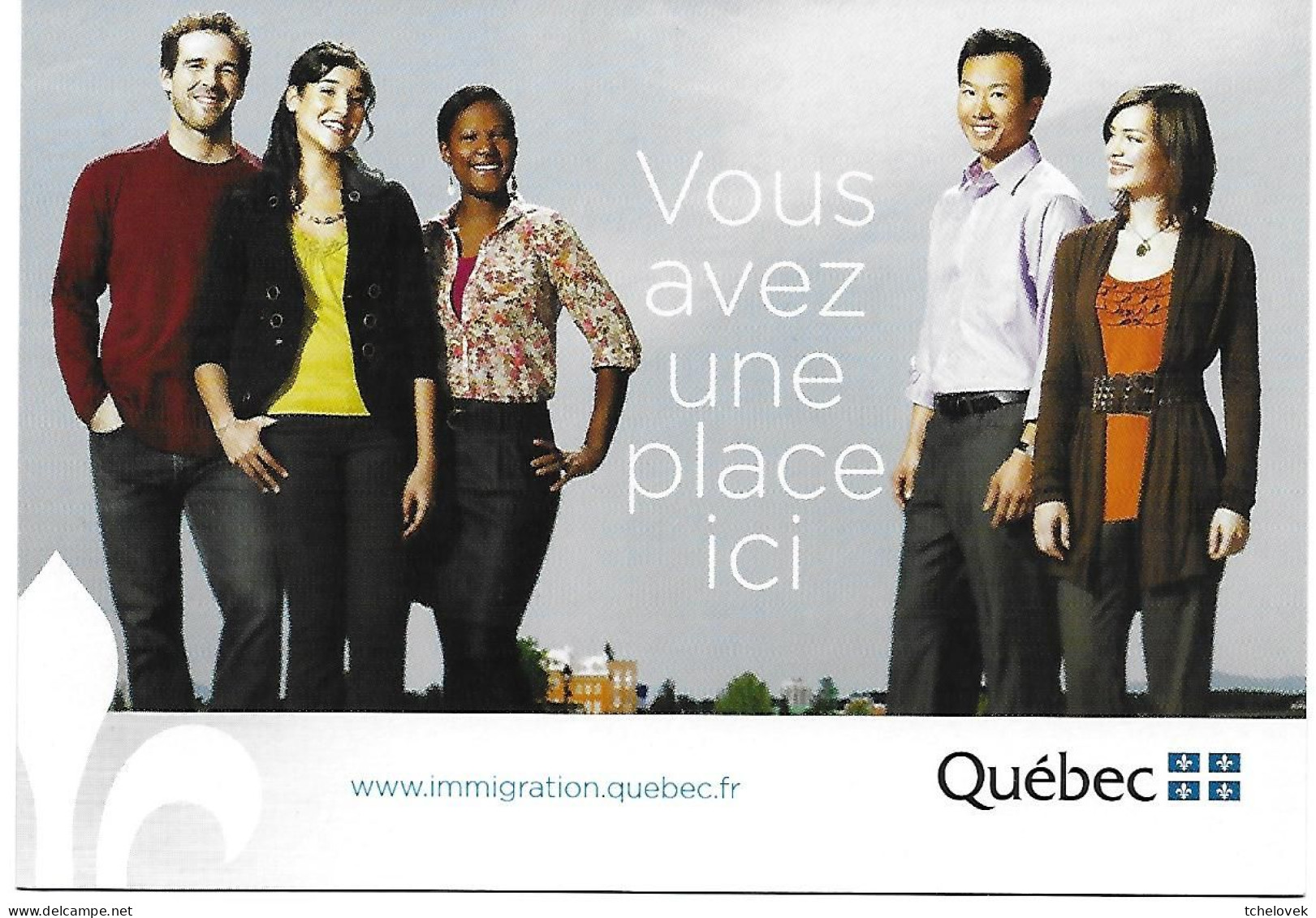 (99). Canada. Quebec (1) & (2) & Notre Dame & Vous avez une place ici