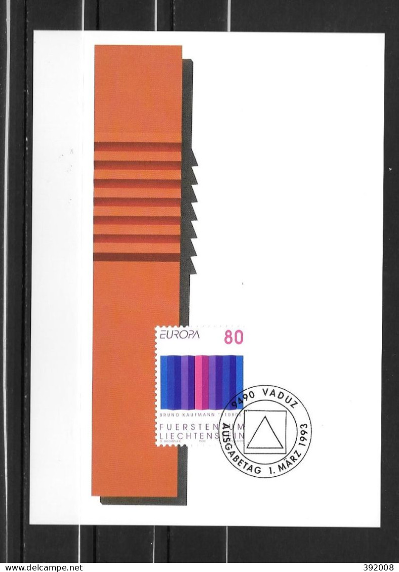 1993 - FDC - LIECHTENSTEIN - 67 - 3 - 1993