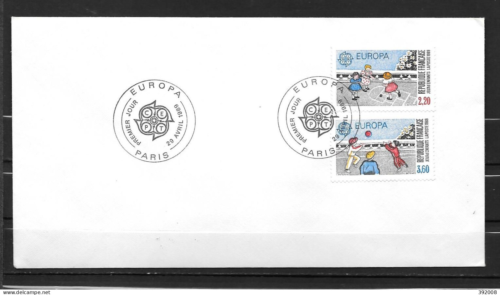 1989 - FDC - FRANCE - 66 - 1 - Paris - 1989