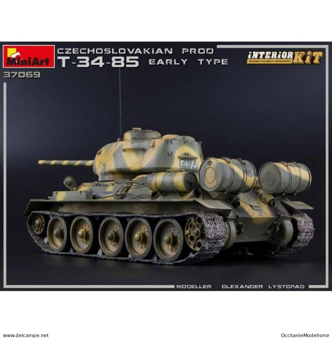 Miniart - CHAR T-34/85 Czechoslovak Prod. Early Type Maquette Réf. 37069 Neuf NBO 1/35 - Military Vehicles