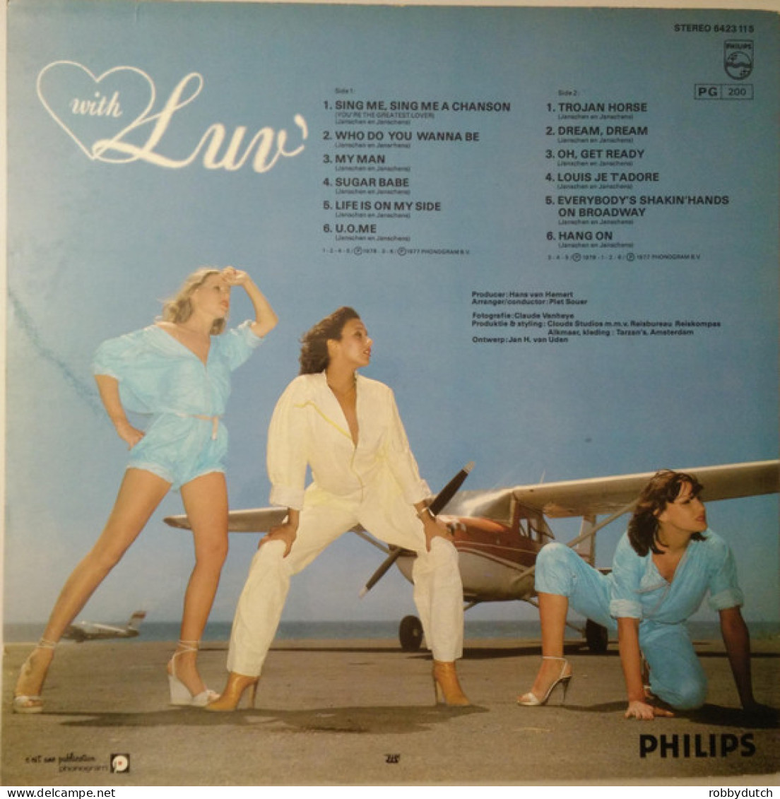 * LP *  LUV'  - LOVE WITH LUV' (France 1978 EX!!)  - Disco & Pop