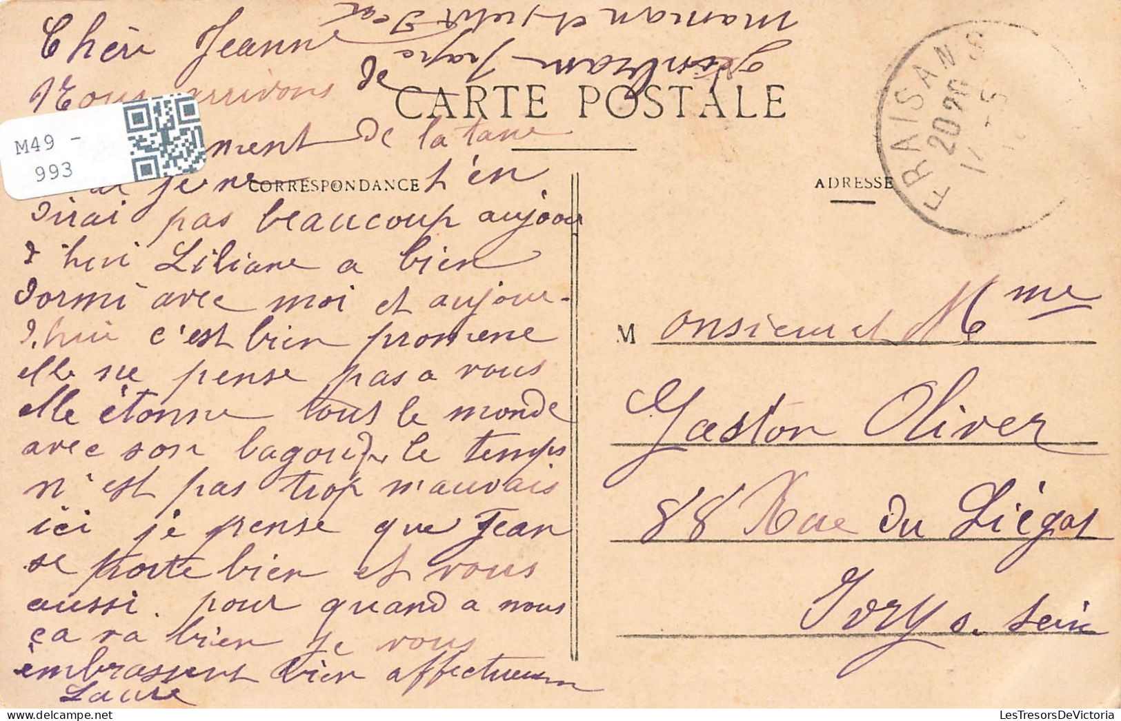 FRANCE - Fraisans - Les Cités - Carte Postale Ancienne - Other & Unclassified
