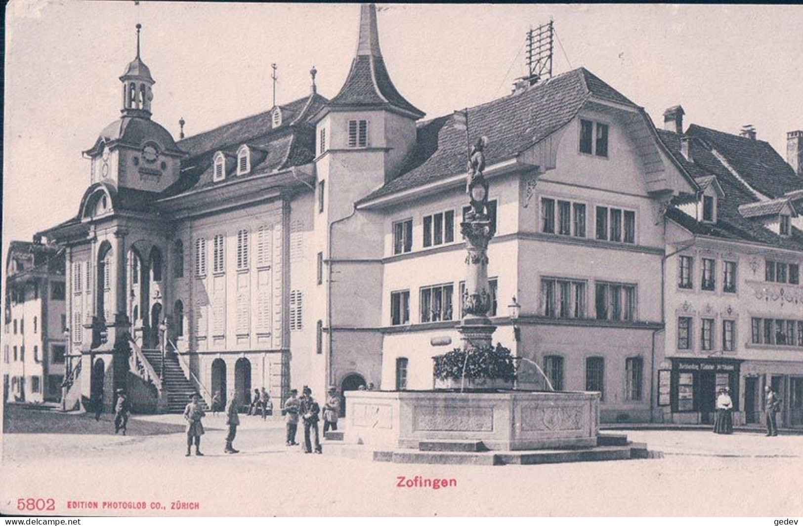 Zofingen AG, Place Et Fontaine (5802) - Zofingen