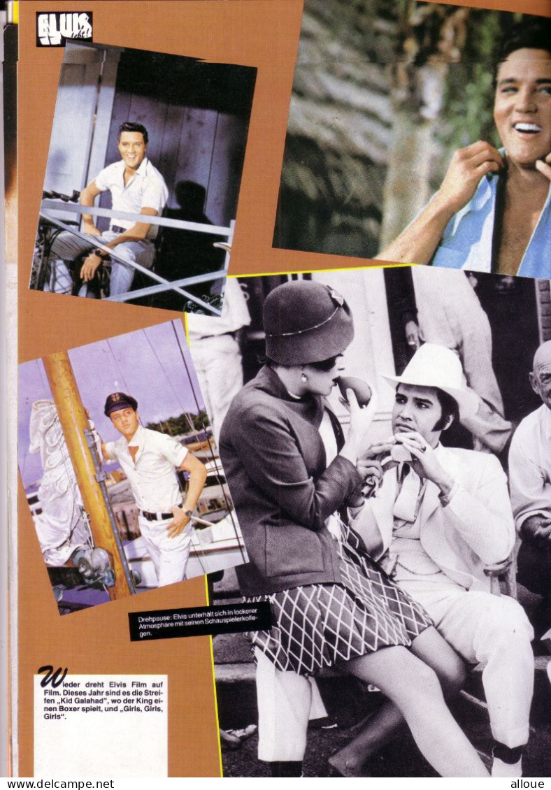 ELVIS LEBT ! (ELVIS PRESLEY DES VIES) - 36 pages + double POSTER (MAGAZINE ALLEMAND)