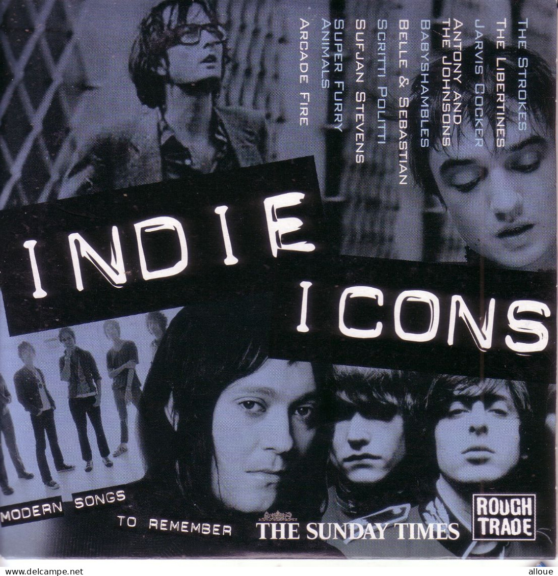 INDIE ICONS - CD PROMO THE SUNDAY TIME POCHETTE CARTON - THE STROKES-THE LIBERTINES- - Sonstige - Englische Musik