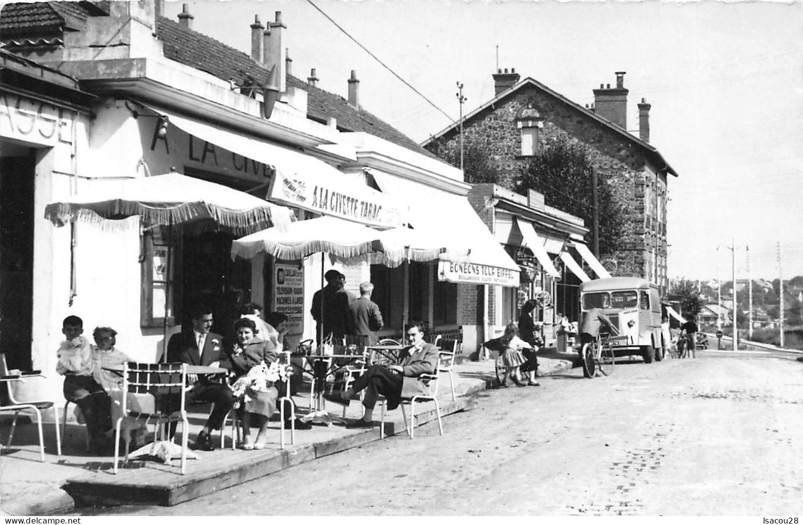 95 / GOUSSAINVILLE / ANIMEE LA CIVETTE ESTAPHETTE CITROEN HY/ PLACE DE LA GARE TBE / VOIR SCAN RECTO-VERSO - Goussainville