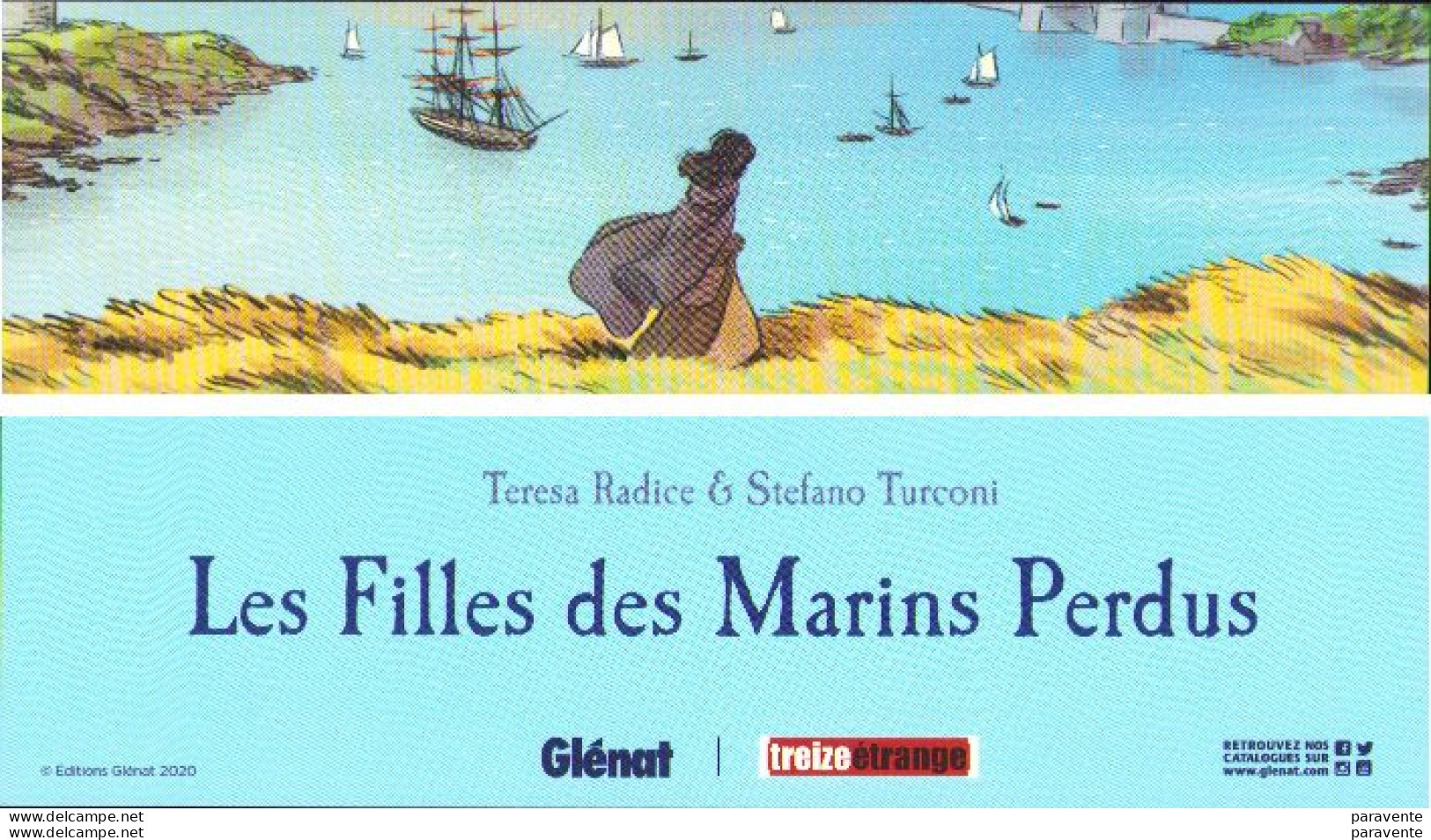 TURCONI : 2 Marque Page BD Edition GLENAT Pour Les Filles Des Marins Perdus - Bladwijzers