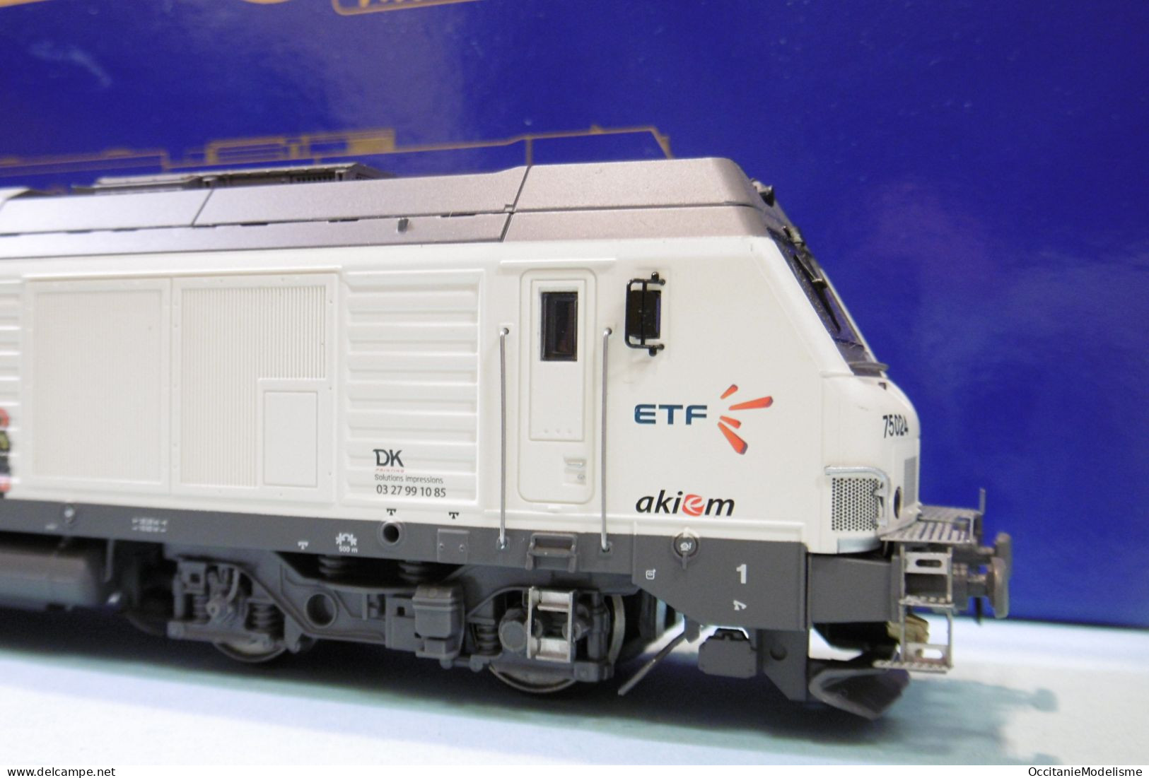 Oskar - Locomotive Diesel BB 75024 ETF AKIEM CFBS Réf. OS7504 Neuf NBO HO 1/87 - Loks