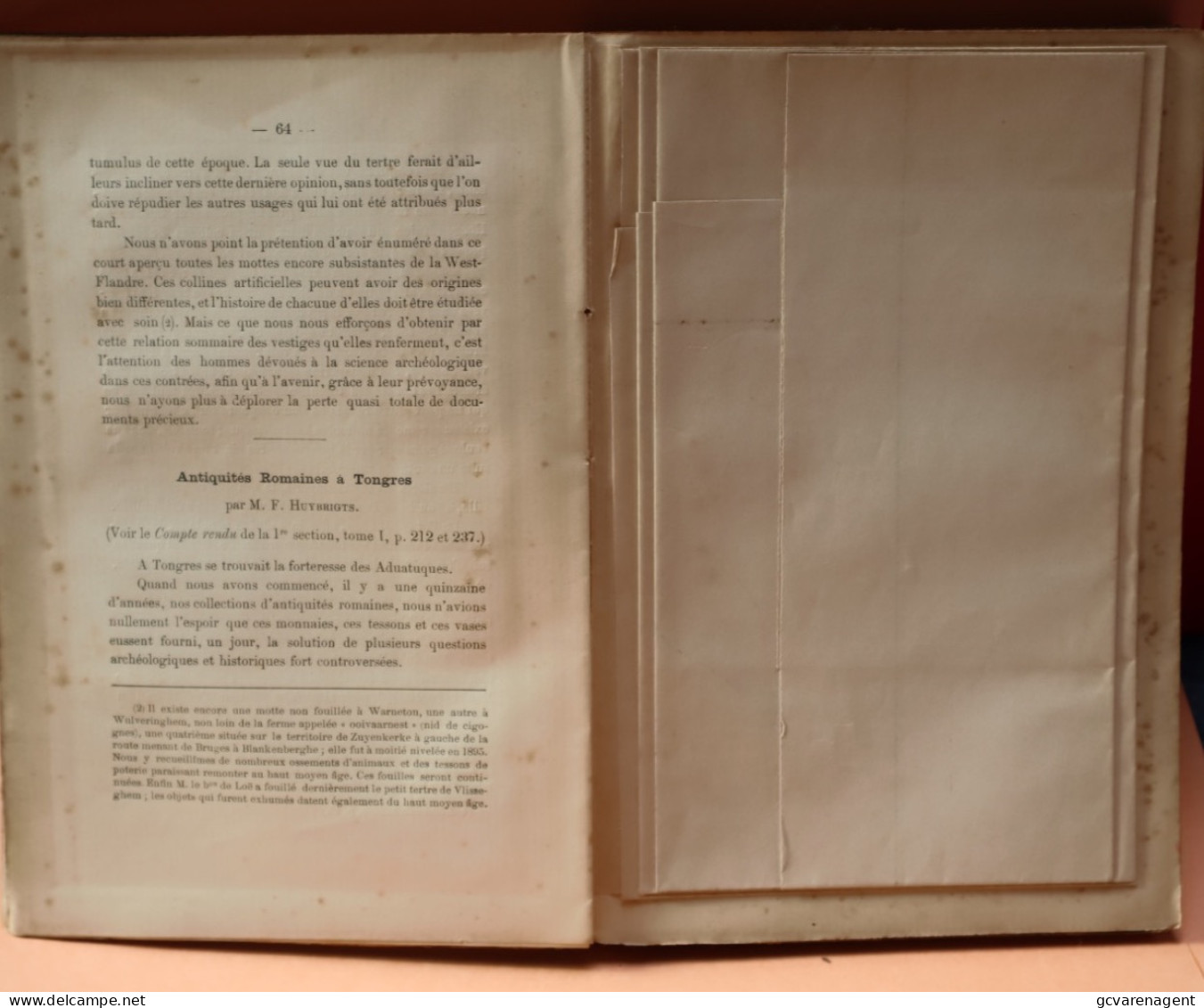 GENT- ANNALES D/L FEDERATION ARCHEOLOGIQUE ET HISTORIQUE DE BELGIQUE - CONGRES DE GAND 2_5 AOUT 1896 ZIE BESCHRIJF - Histoire