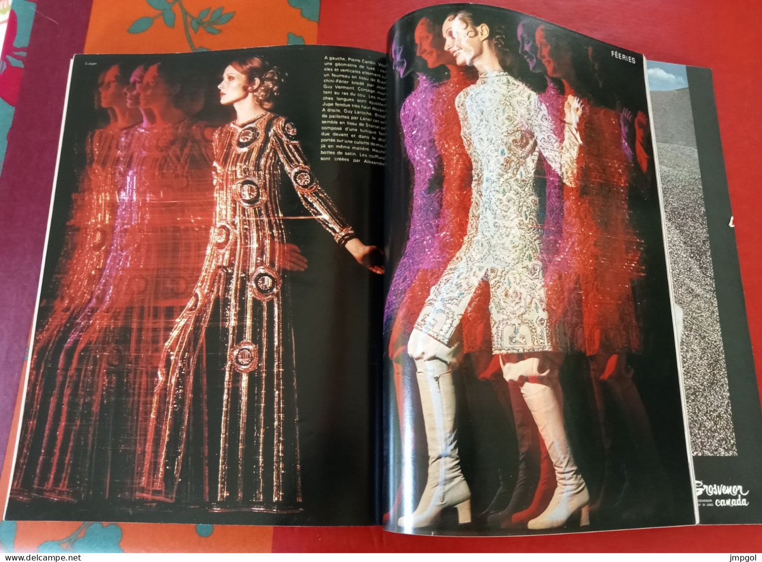 Officiel de la Mode et de la Couture Paris Sept 1970 Collections Hiver Dior Balmain Cardin Nina Ricci Courrèges