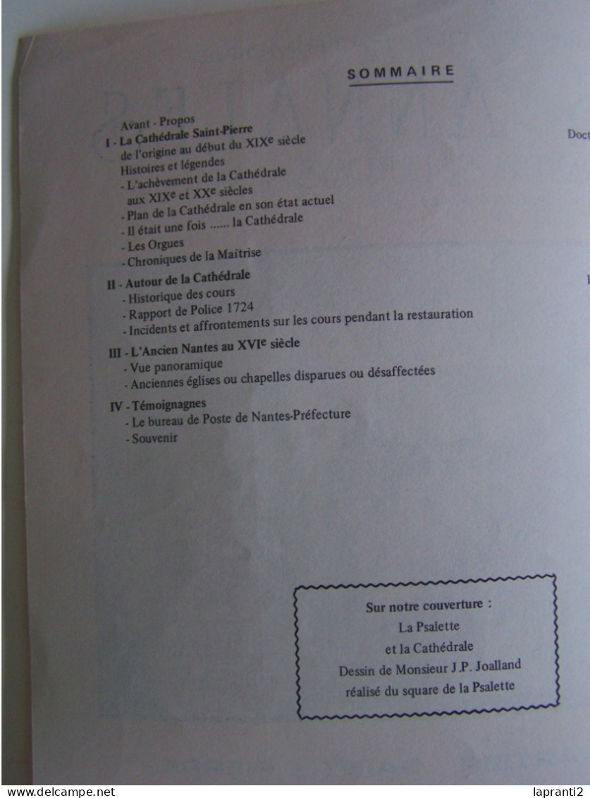 LES ANNALES DE NANTES ET DU PAYS NANTAIS. LE QUARTIER SAINT-PIERRE.  100_3397-1 & 100_3398T - Bretagne