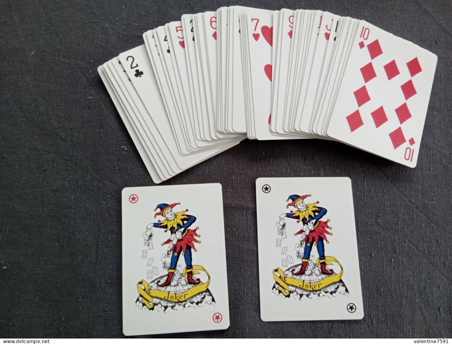 Jeu De 52   Cartes "  BLACK JACK  ’ Made In Belgium By Carta Mundi,  Bon état     Net  6 - Speelkaarten