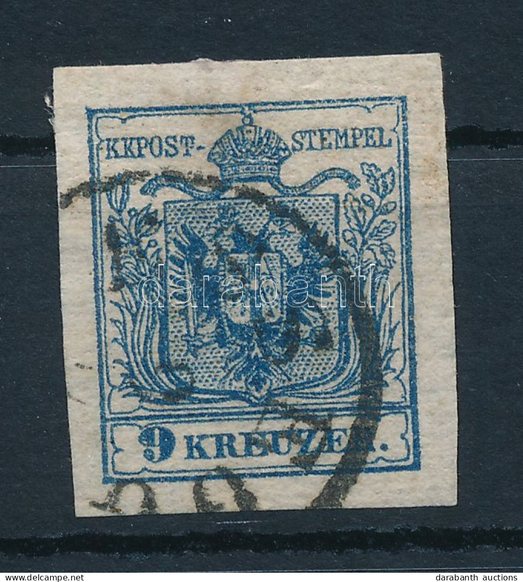 O 1850 9kr HP III. Lemezhibás Bélyeg "ESSEGG" - Sonstige & Ohne Zuordnung