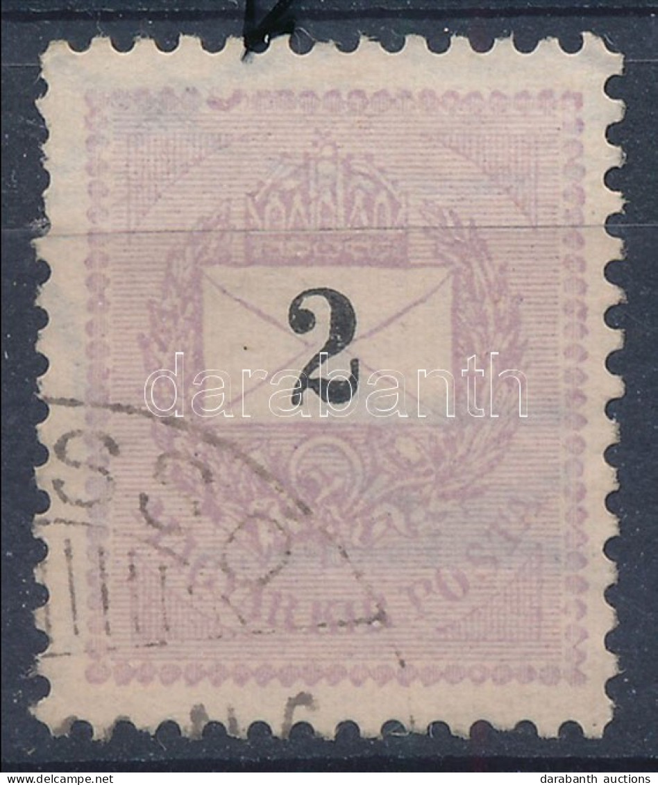 O 1889 2kr Lemezhibával / With Plate Flaw - Autres & Non Classés