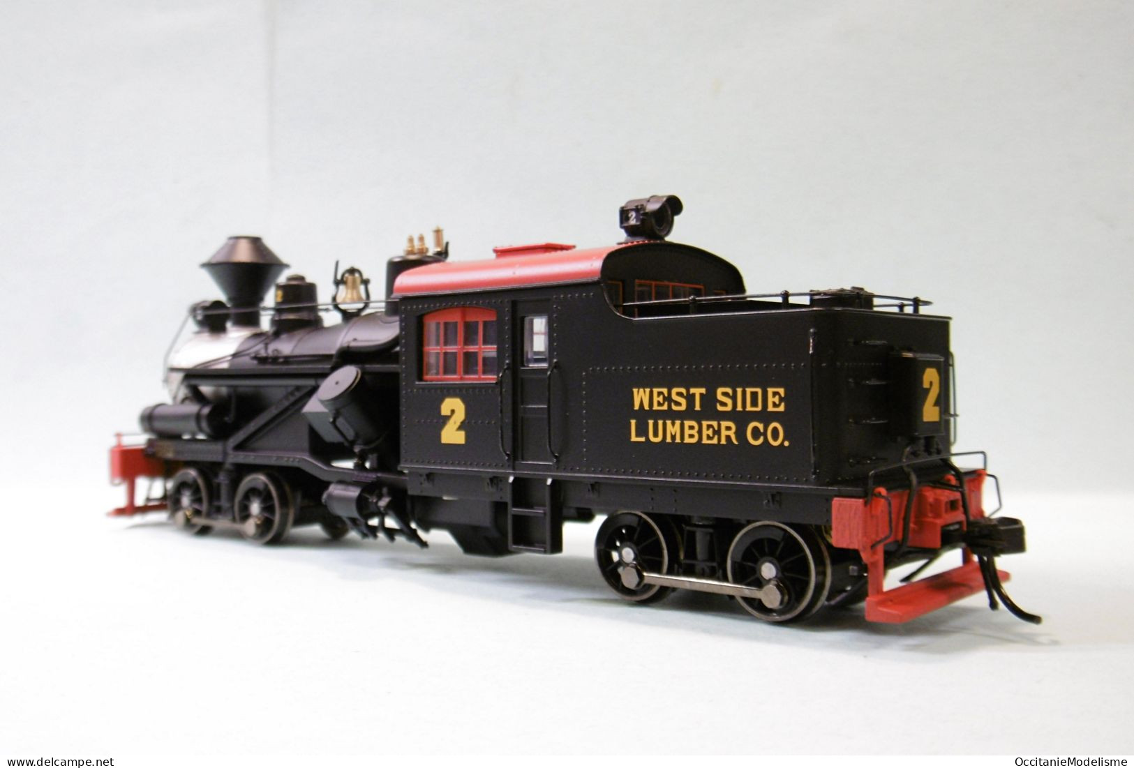 Rivarossi - Locomotive Vapeur HEISLER Westside Lumber Co Réf. HR2880 Neuf HO 1/87 - Locomotives