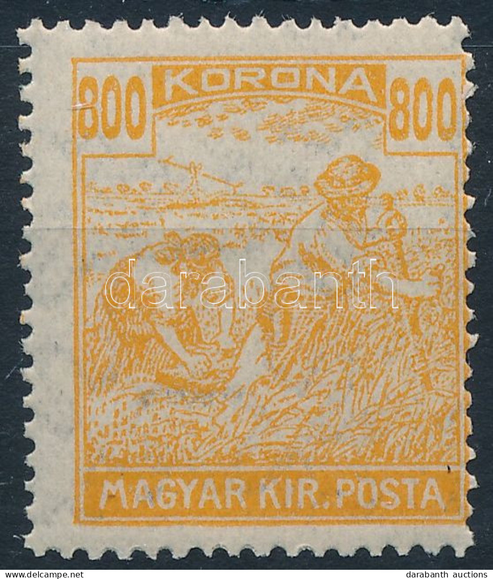 ** 1920/1924 Arató 800K Képbe Fogazva - Autres & Non Classés