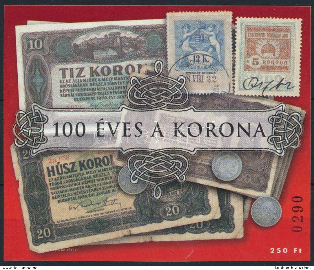 ** 2000 100 éves A Korona Emlékív - Autres & Non Classés