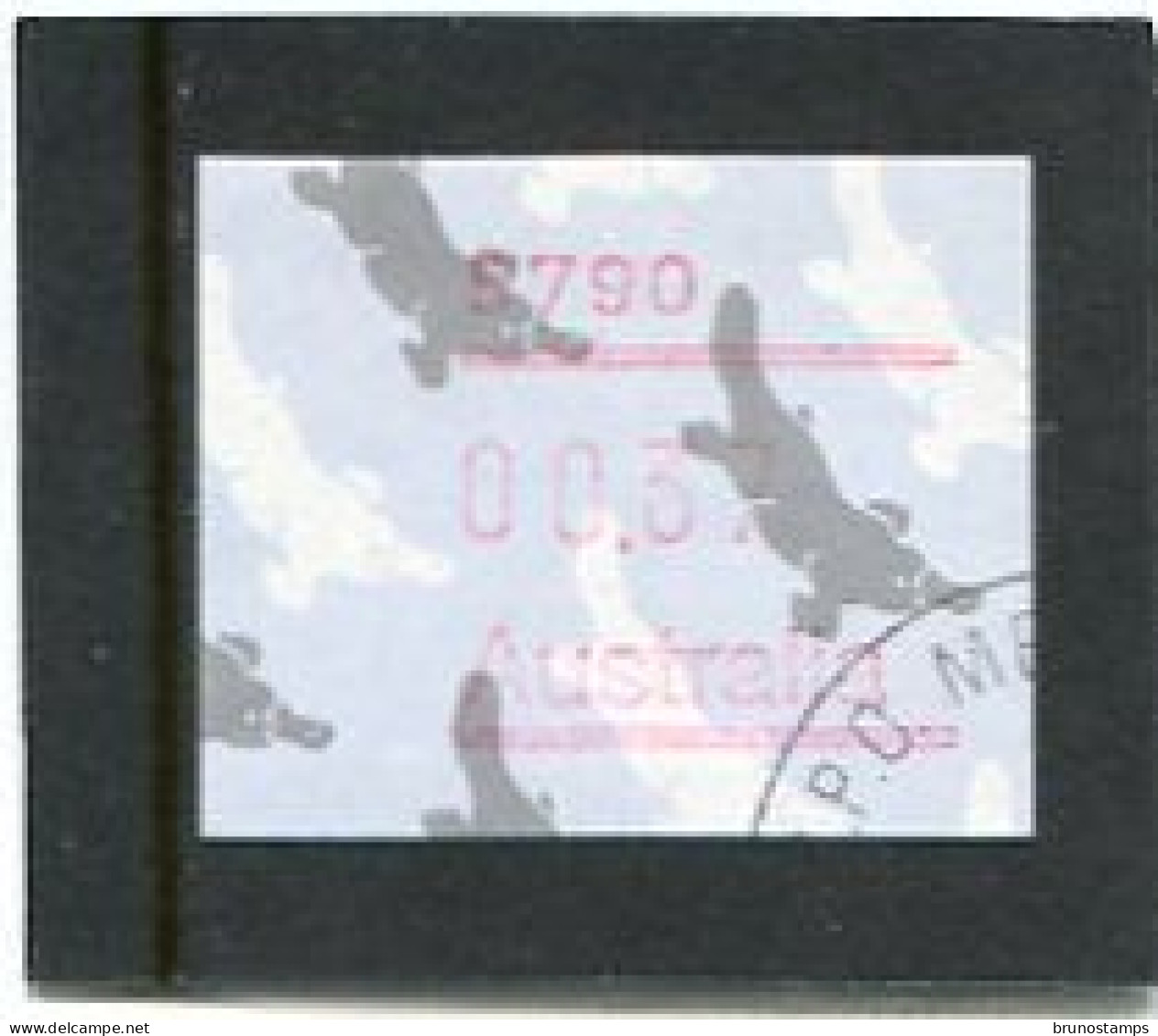 AUSTRALIA - 1987  37c  FRAMA  PLATYPUS  POSTCODE  5790 (DARWIN)  FINE USED - Timbres De Distributeurs [ATM]