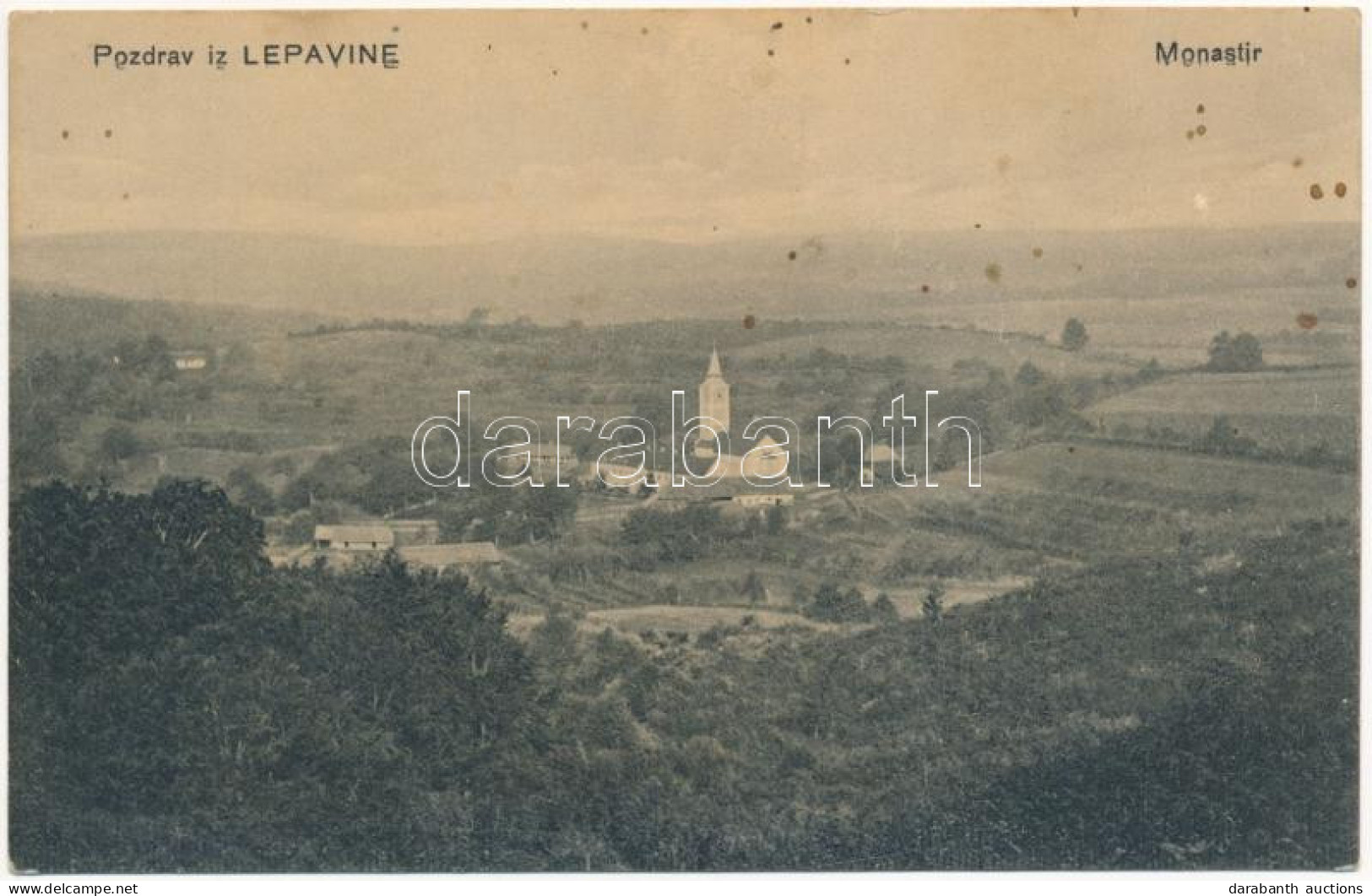 ** T2/T3 Lepavina, Monastir / Szerb Ortodox Kolostor és Templom / Serbian Orthodox Monastery And Church (fl) - Ohne Zuordnung