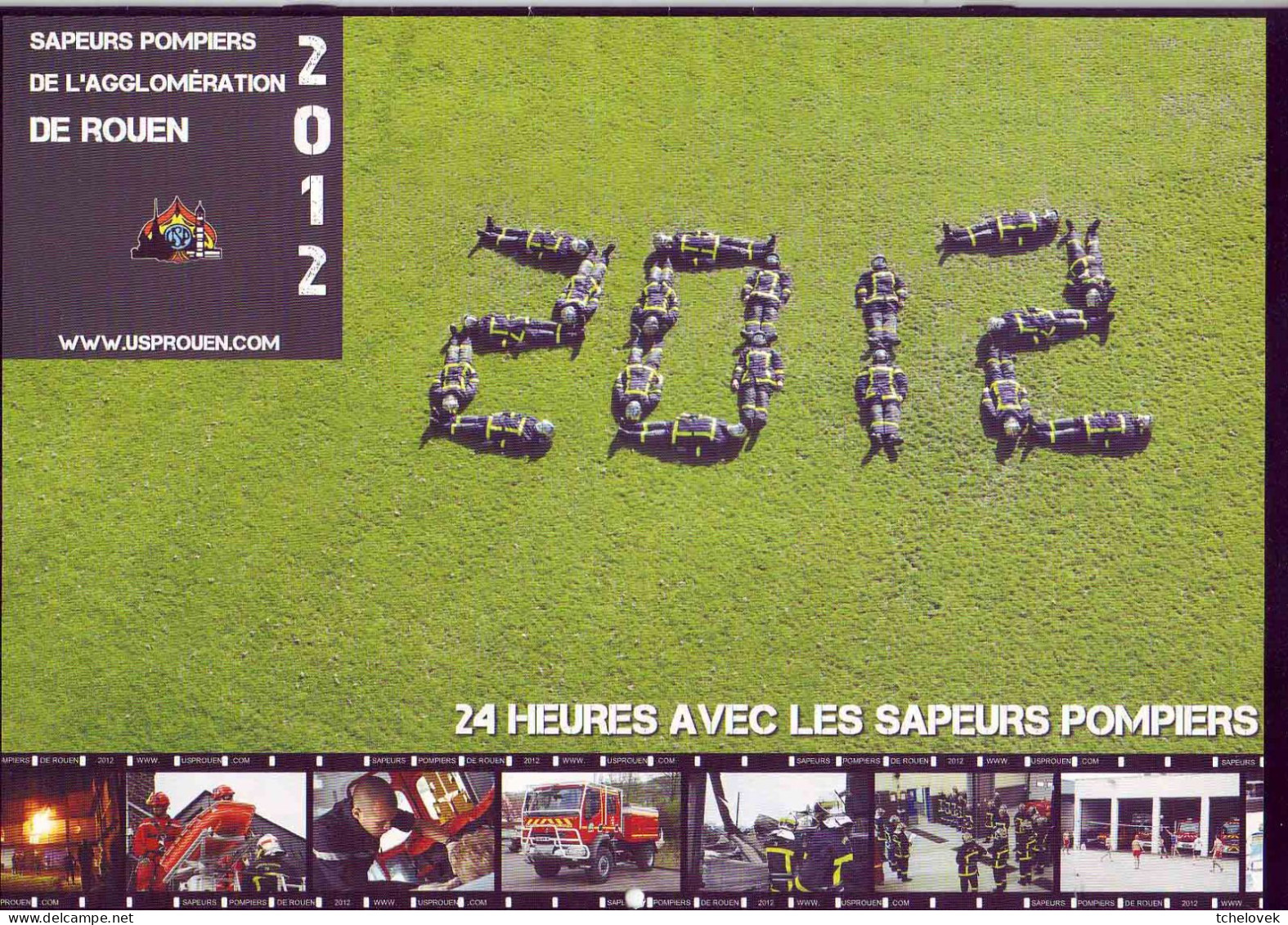 (Divers). Calendrier. Sapeurs Pompiers Seine Maritime. 4 Calendriers Rouen - Tamaño Grande : 2001-...