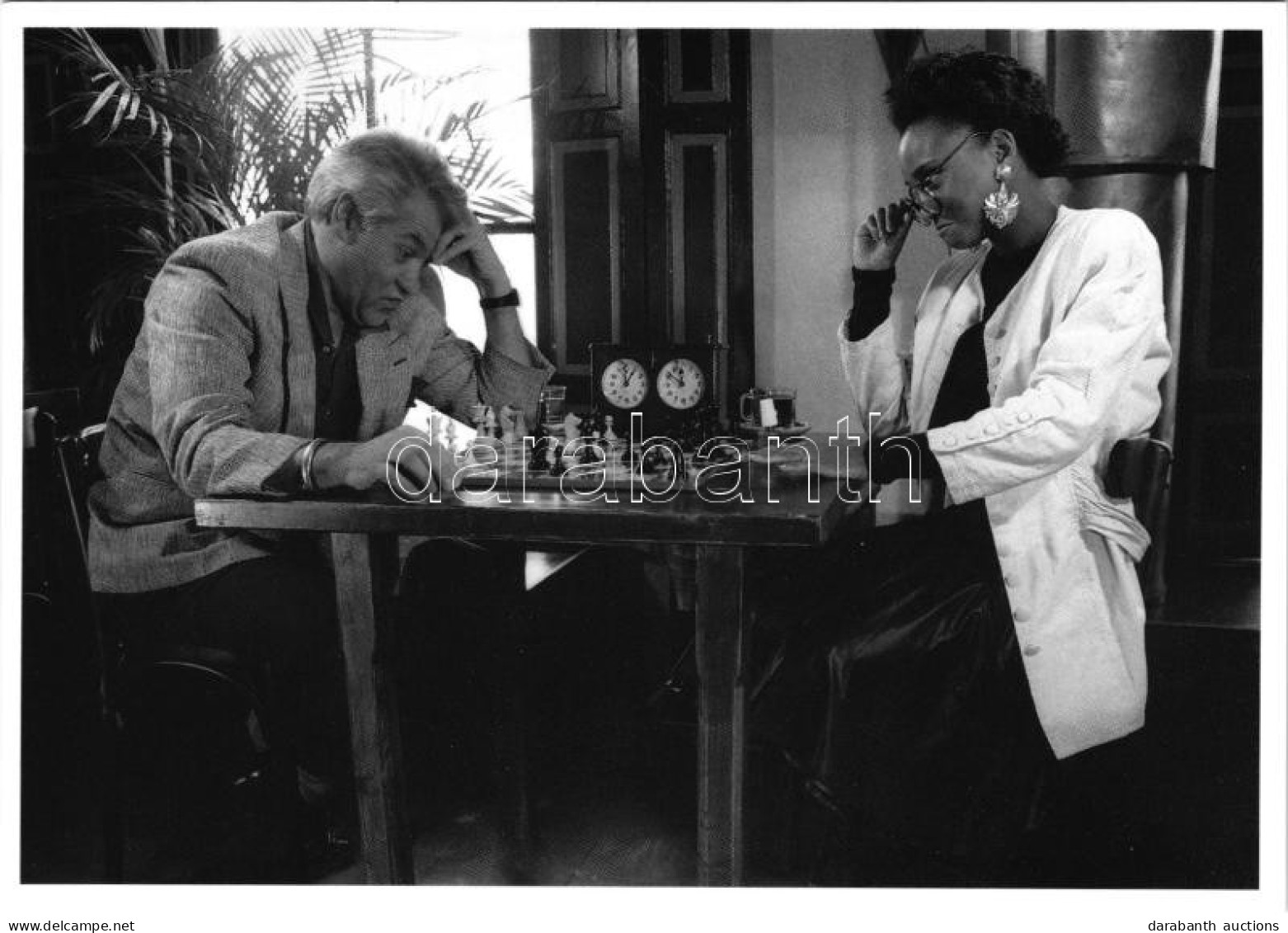 ** T2 Richard Hooikaas: The Winner & The Looser - Modern Sakk Képeslap / Modern Chess Postcard - Non Classés