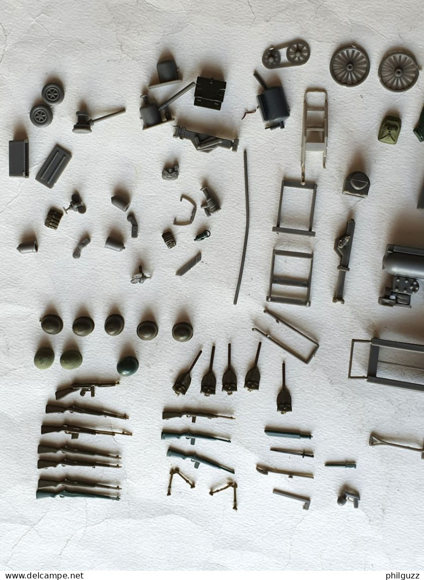 Accessoires Pour Figurines 1-35è TAMIYA Diverses Boîtes 1988  No Airfix Esci Atlantic Matchbox Revell. (2 Photos) - Armee