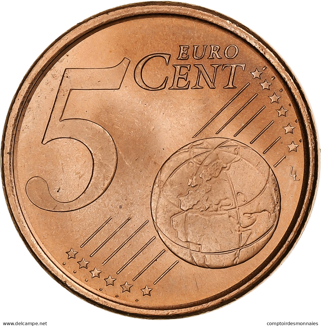 Espagne, Juan Carlos I, 5 Euro Cent, 2001, Madrid, SPL, Cuivre Plaqué Acier - Spanien