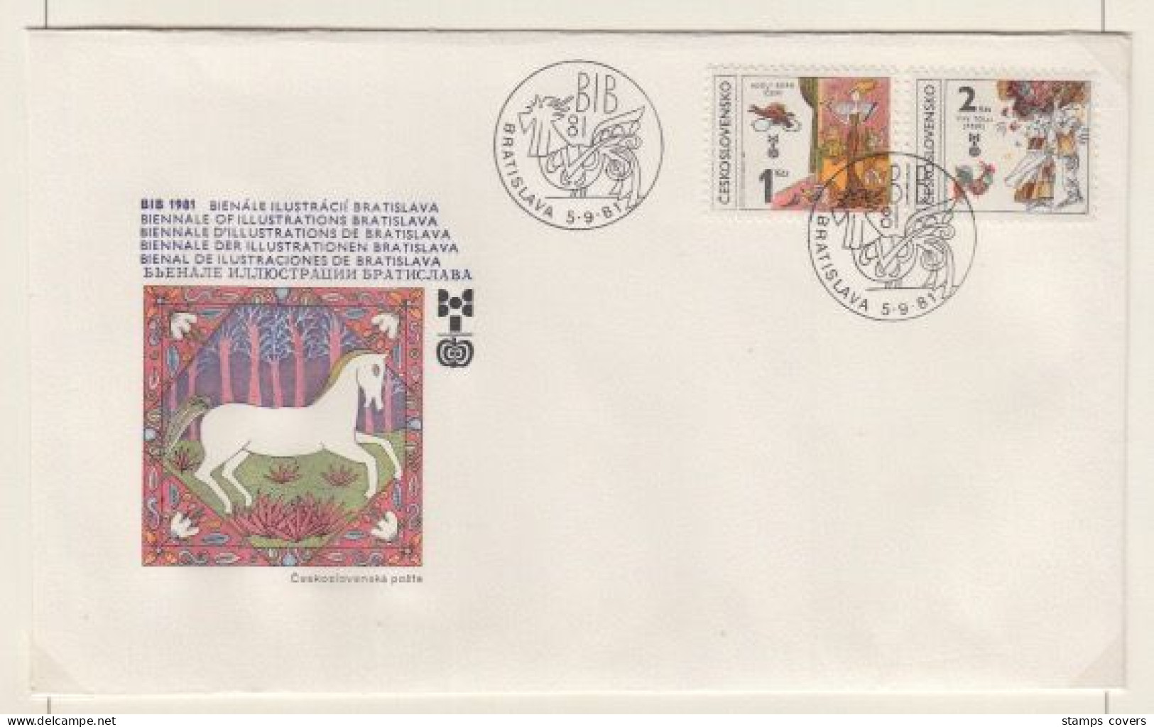 CESKOSLOVENSKO FDC MICHEL 2630/34 Presbourg - FDC