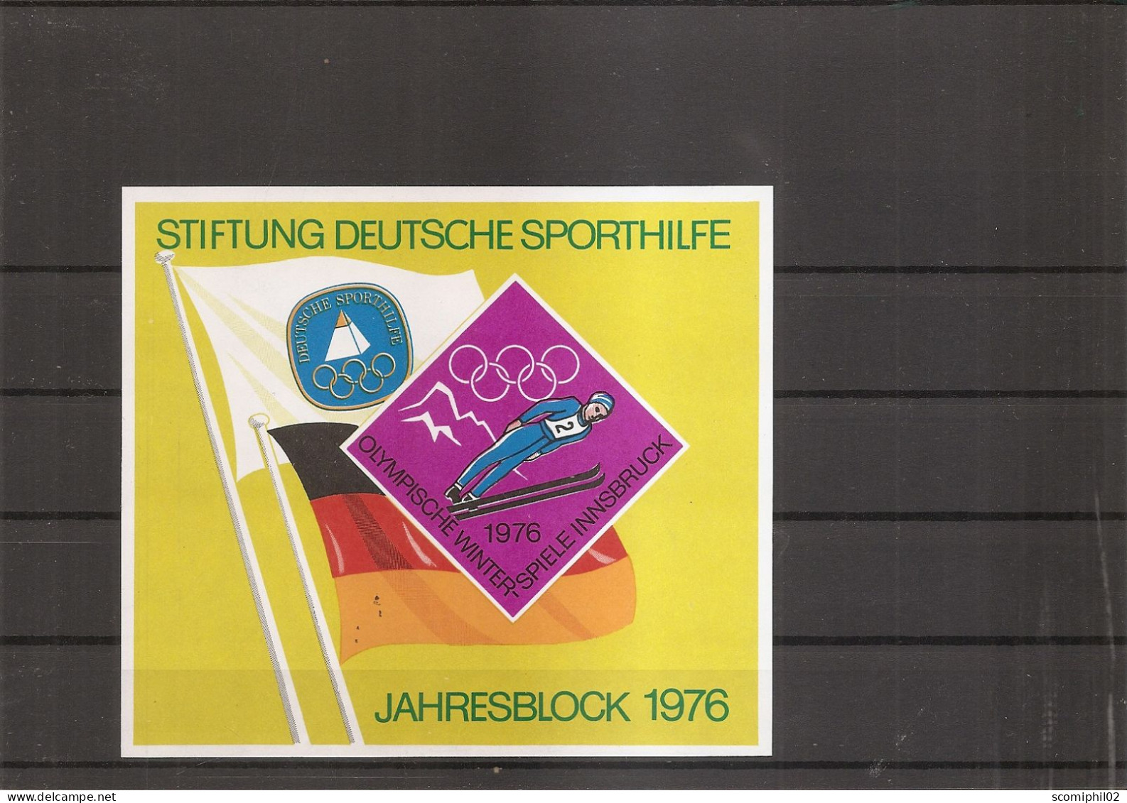 JO D'hiver De Innsbruck -1976 ( BF Privé  Commémoratif XXX -MNH -d'Allemagne De 1976 ) - Winter 1976: Innsbruck