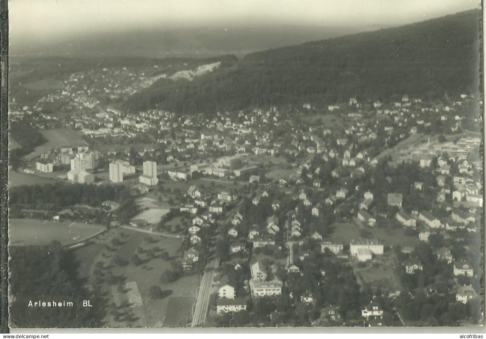 Suisse CPSM Photo Arlesheim Vue Generale Aerienne - Autres & Non Classés