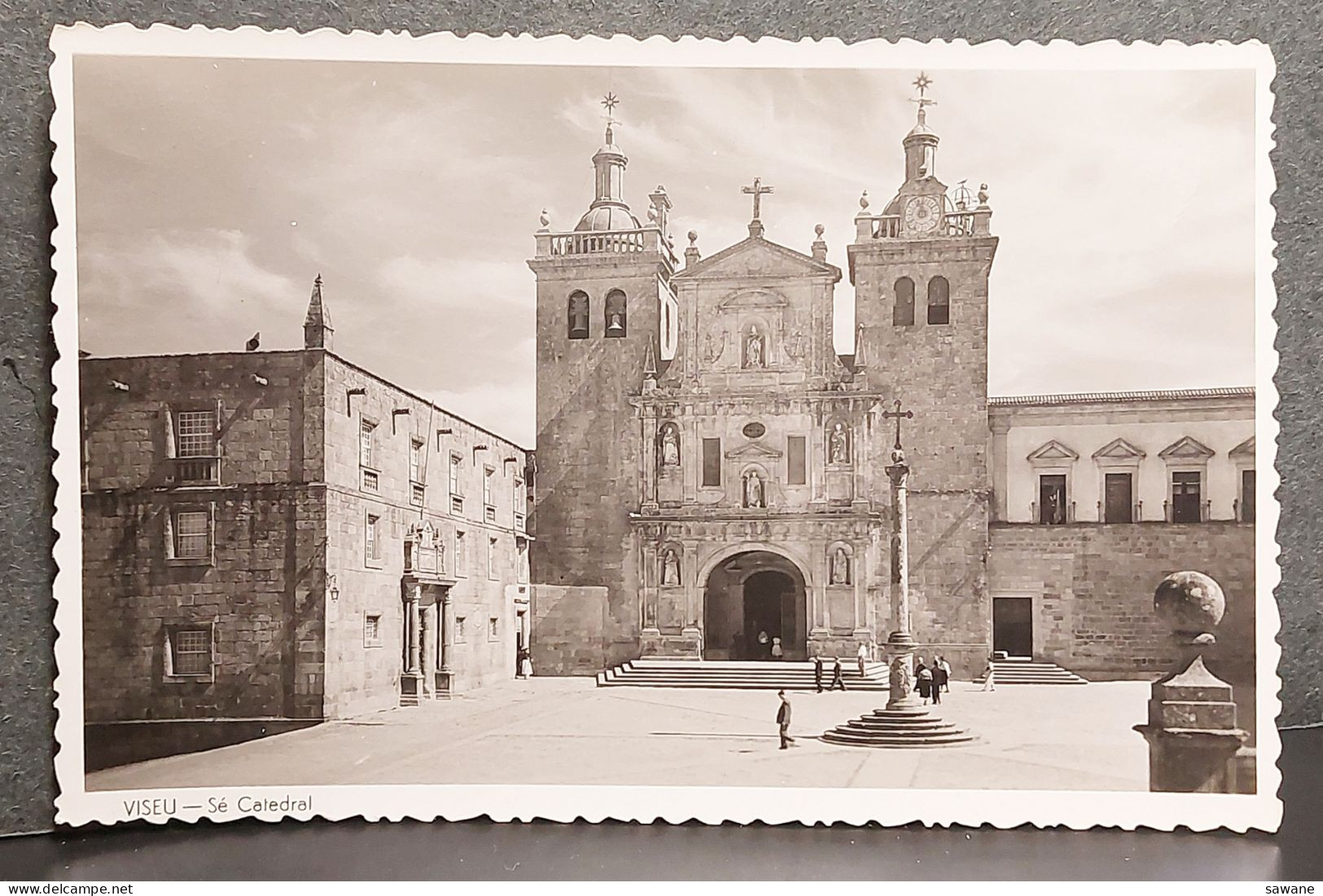 2 CARTES PORTUGAL , VISEU , SE CATEDRAL , PARTE ANTIGA DA CIDADE ,FOTO GERMANO ,  A60P - Viseu