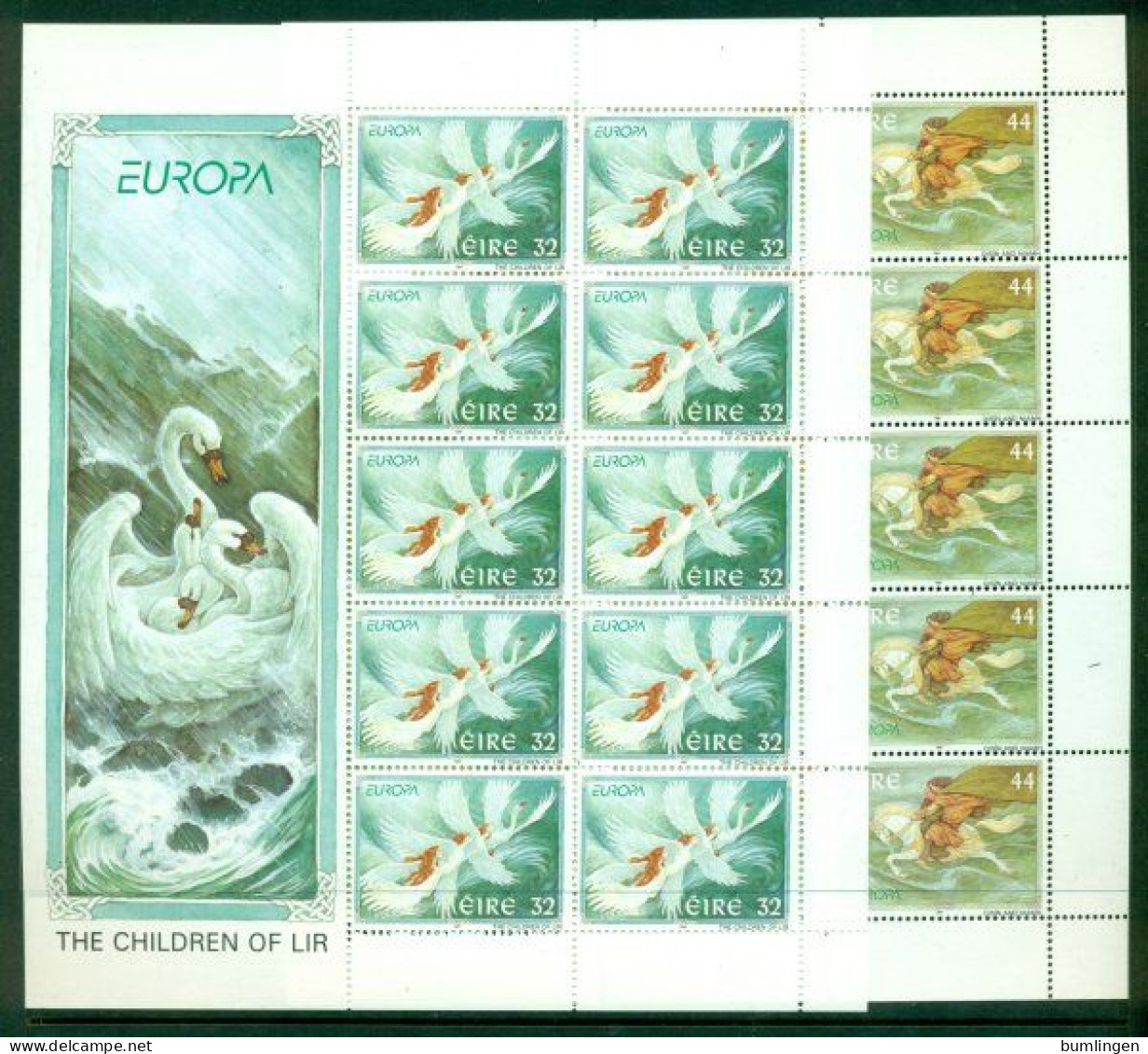 IRELAND 1997 Mi 1000-01 Two Mini Sheets** Europa CEPT – Fairy Tales And Legends [B671] - 1997